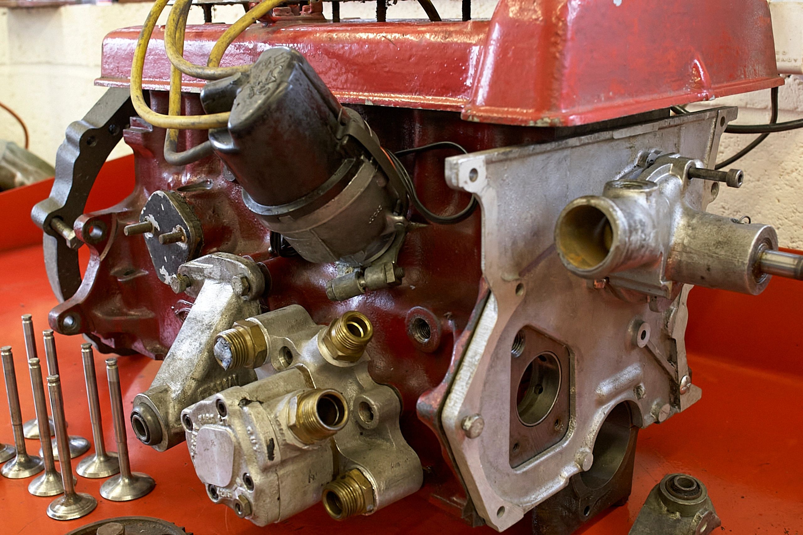 Car engine representing automotive parts and service