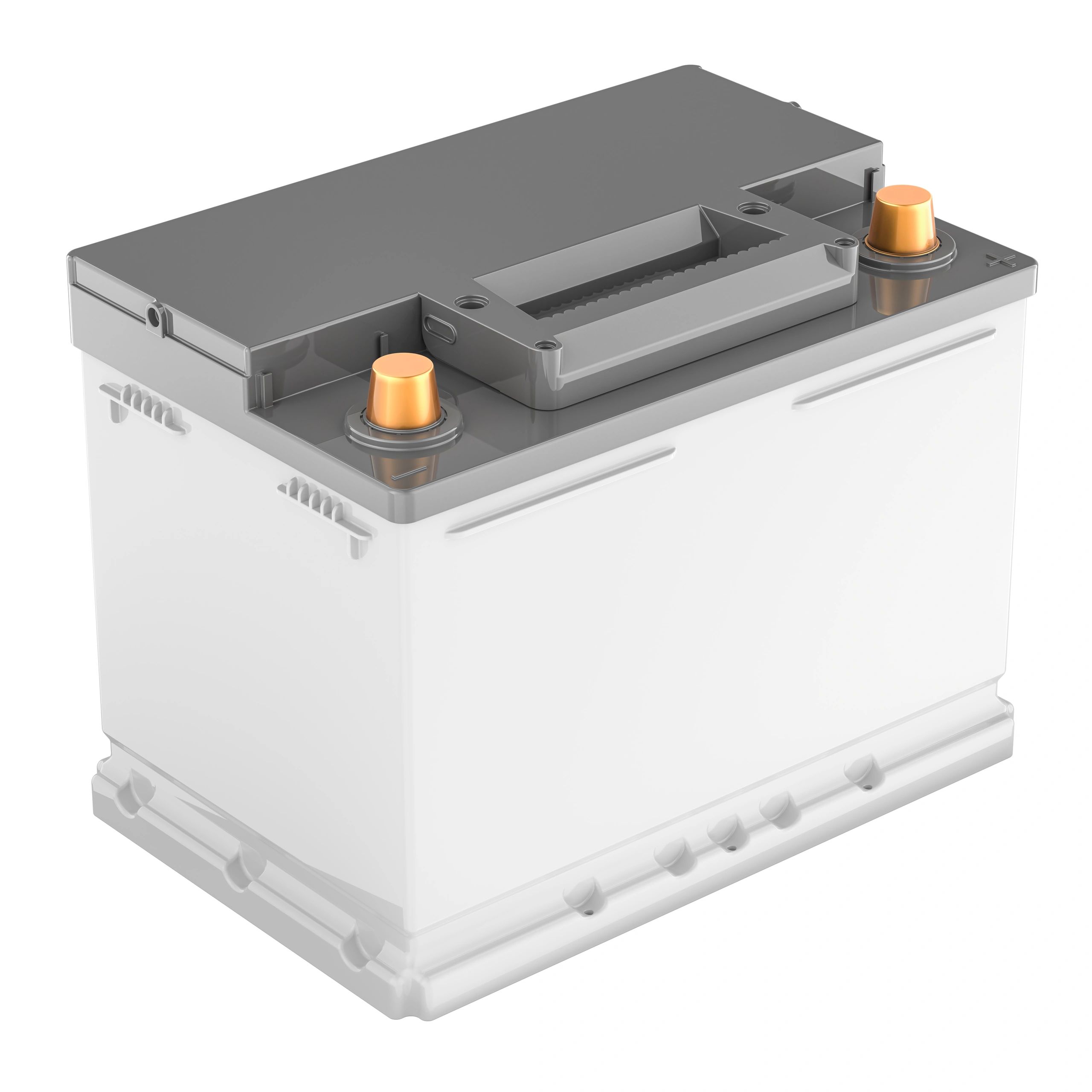 One Car Battery, 3D rendering
